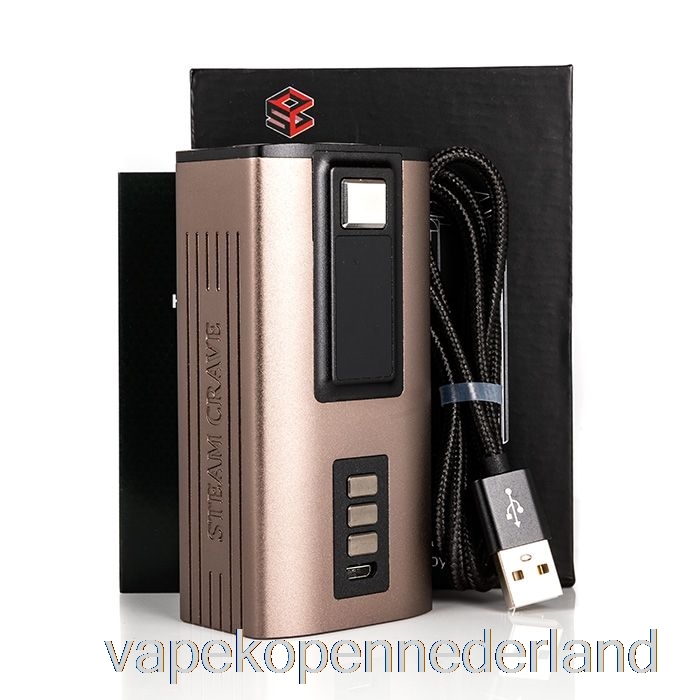 Elektronische Sigaret Vape Stoom Hunkert Hadron 220w Premium Combo Kit Gunmetal